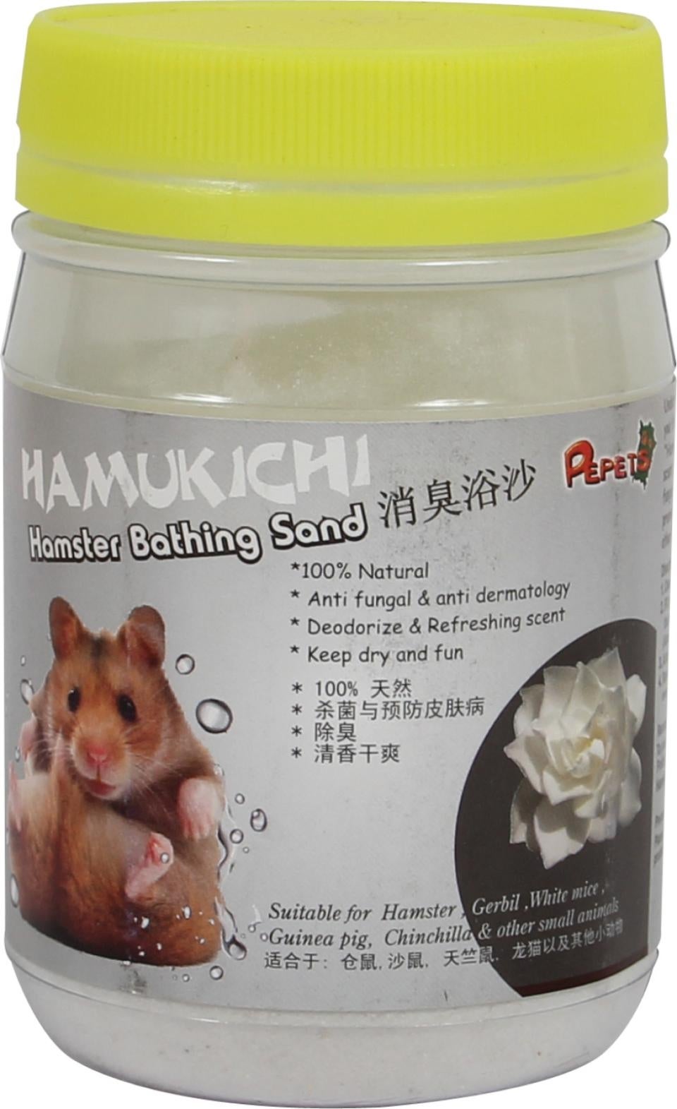 Hamukichi hamster-badesand med duft (jasmin), 400 g